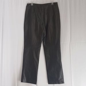 Dark Brown Leather Pants Sz Medium